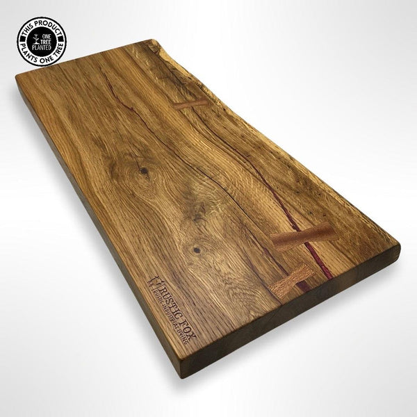 Solid Oak Chopping Board #5-Chopping Board-Rustic Fox LTD-Rustic Fox LTD